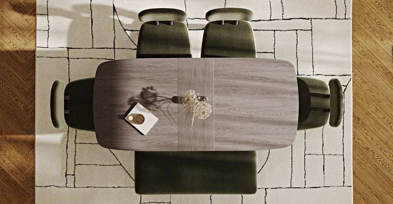 Lyno 77x140 Cm Açılır Yemek Masası Takımı (Roa Bench & 4 Roa Sandalye) - Performans Keten