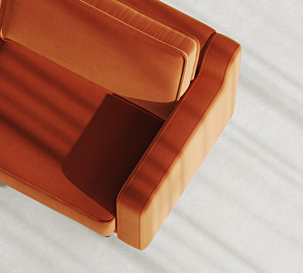 Klem Slim Üçlü Koltuk Large Ahşap Ayak - Performans Kadife