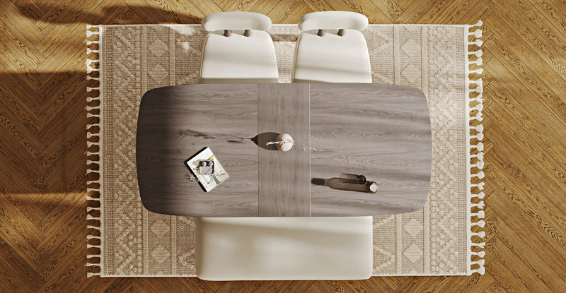 Lyno 77x140 Cm Açılır Yemek Masası Takımı (Roa Bench & 2 Roa Sandalye) - Performans Kadife