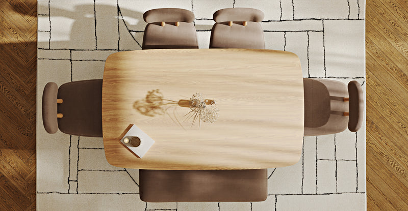 Lyno 97x160 Cm Sabit Yemek Masası Takımı (Bench&4Lü Roa) - Fitilli Kadife