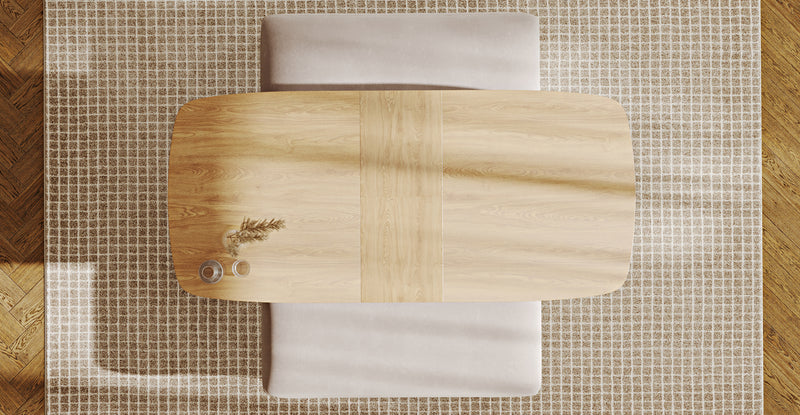 Lyno 77x140 Cm Açılır Yemek Masası Takımı (2 Roa Bench) - Kadife