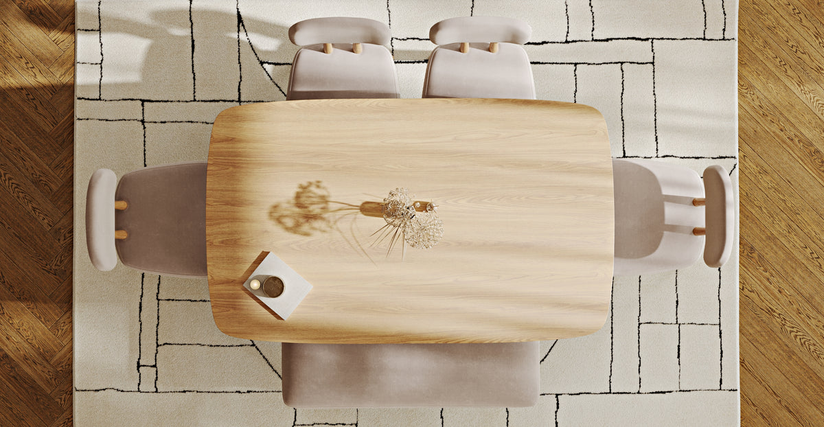 Lyno 97x160 Cm Sabit Yemek Masası Takımı (Bench&4Lü Roa) - Kadife