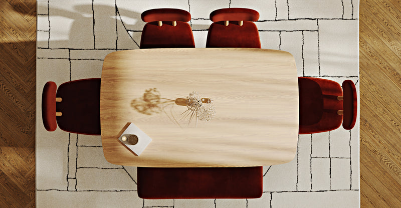 Lyno 97x160 Cm Sabit Yemek Masası Takımı (Bench&4Lü Roa) - Kadife
