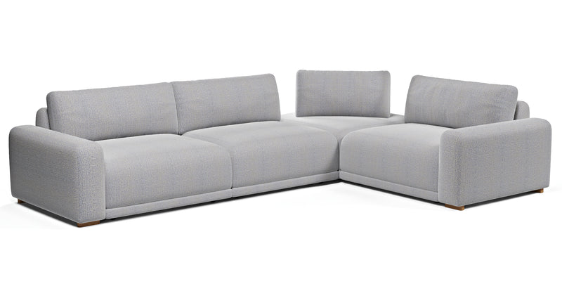 Carle 339 x 234 Köşe Çift Kollu - Doğal Doku