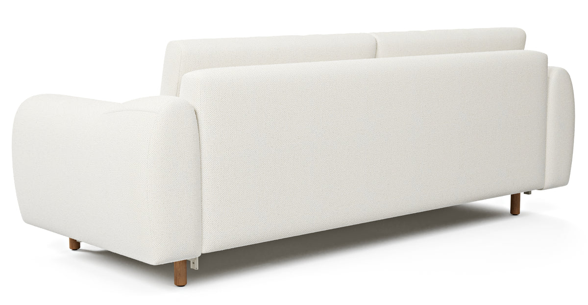 Nyra Yataklı Üçlü ve Klem Slim Tekli Koltuk Takımı - Doğal Doku & Kadife