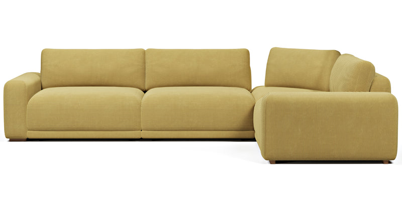 Carle 339 x 234 Köşe Çift Kollu - Fitilli Kadife