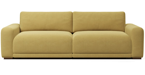 Carle Üçlü Koltuk Çift Kollu - Fitilli Kadife