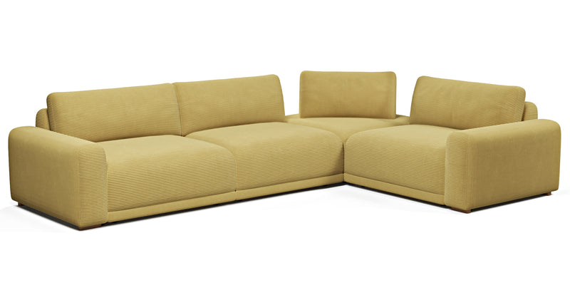 Carle 339 x 234 Köşe Çift Kollu - Fitilli Kadife