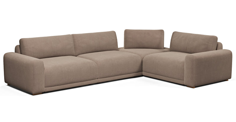 Carle 339 x 234 Köşe Çift Kollu - Fitilli Kadife