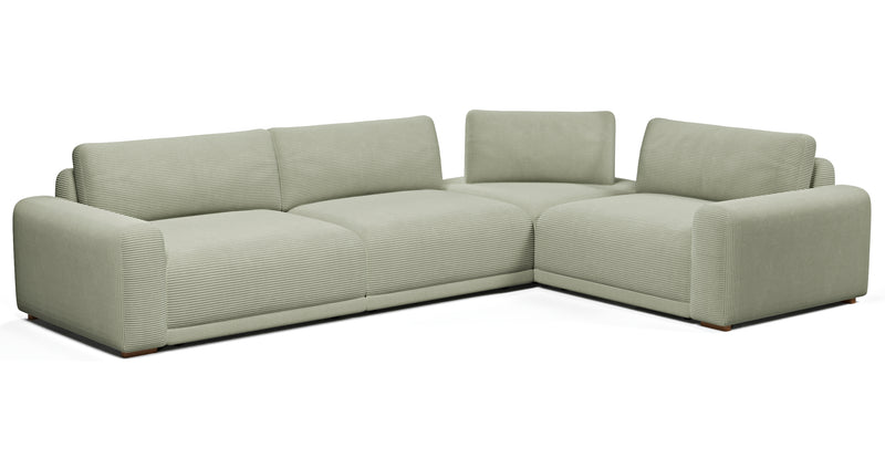 Carle 339 x 234 Köşe Çift Kollu - Fitilli Kadife