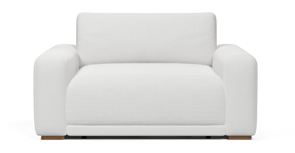 Carle Tekli Koltuk Çift Kollu - Fitilli Kadife