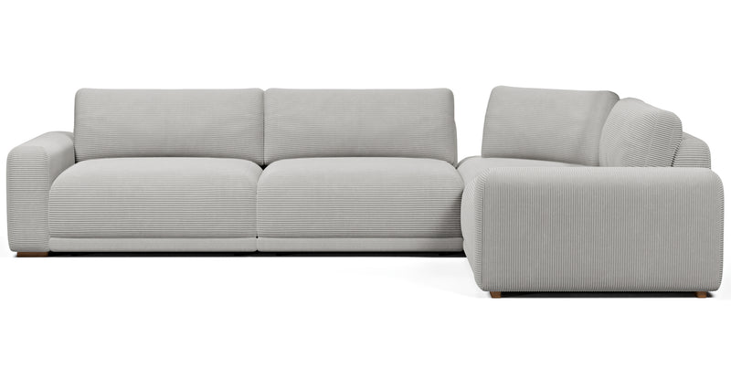 Carle 339 x 234 Köşe Çift Kollu - Fitilli Kadife