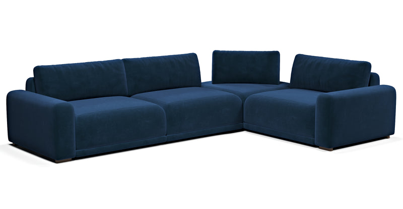 Carle 339 x 234 Köşe Çift Kollu - Kadife