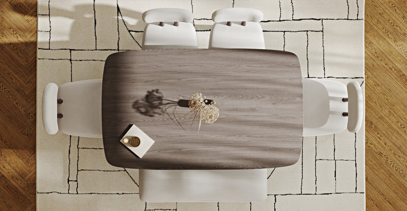 Lyno 97x160 Cm Sabit Yemek Masası Takımı (Bench&4Lü Roa) - Fitilli Kadife