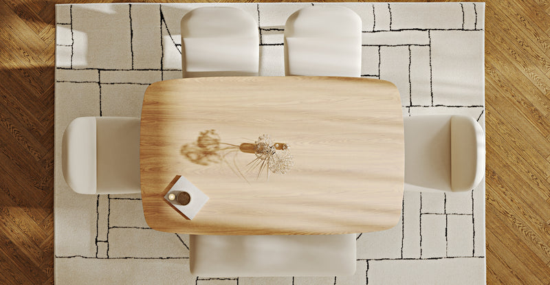 Lyno 97x160 Sabit Yemek Masası Takımı (Roa Bench & 4 Venn Sandalye) - Performans Kadife