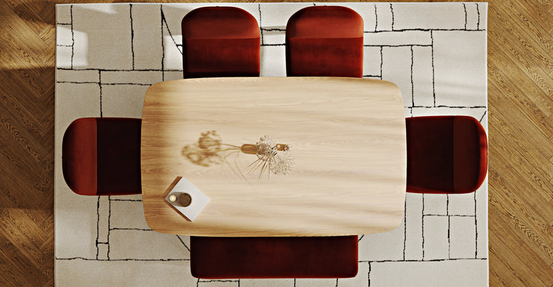 Lyno 97x160 Sabit Yemek Masası Takımı (Roa Bench & 4 Venn Sandalye) - Kadife