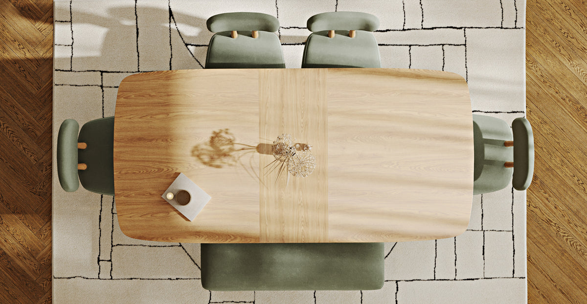 Lyno 97x160 Cm Açılır Yemek Masası Takımı (Bench&4Lü Roa) - Kadife