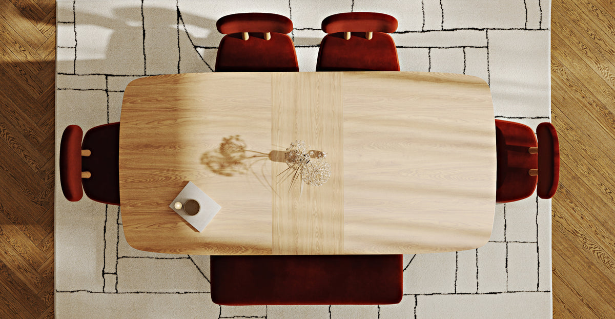 Lyno 97x160 Cm Açılır Yemek Masası Takımı (Bench&4Lü Roa) - Kadife