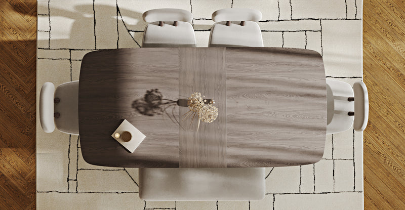 Lyno 97x160 Cm Açılır Yemek Masası Takımı (Bench&4Lü Roa) - Performans Keten
