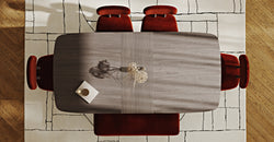 Lyno 97x160 Cm Açılır Yemek Masası Takımı (Bench&4Lü Roa) - Kadife