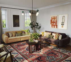 Nyra Butter ve Klem Espresso Yataklı Koltuk Takımı - Kadife