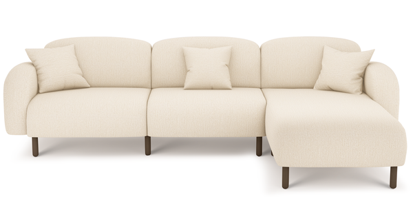 Brood 304 x 168 Bohem Köşe Ahşap Ayak - Doğal Doku