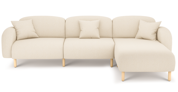 Brood 304 x 168 Bohem Köşe Ahşap Ayak - Doğal Doku