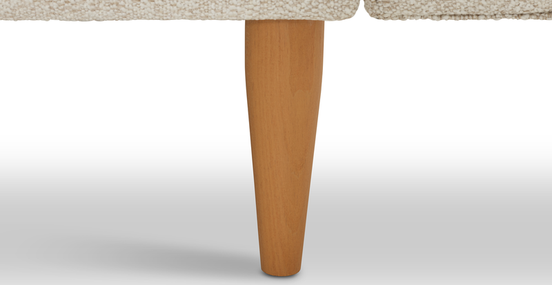 Klem Deniz Köpüğü Üçlü Kiremit Loveseat ve Puf Koltuk Takımı