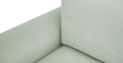 Carle 339 x 210 Köşe Sağ Kollu ve Puf - Kadife