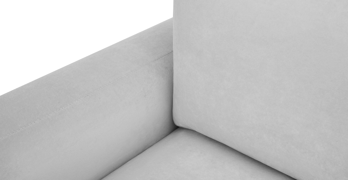 Carle 339 x 210 Köşe Sağ Kollu ve Puf - Kadife