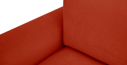 Carle 339 x 210 Köşe Sağ Kollu ve Puf - Kadife