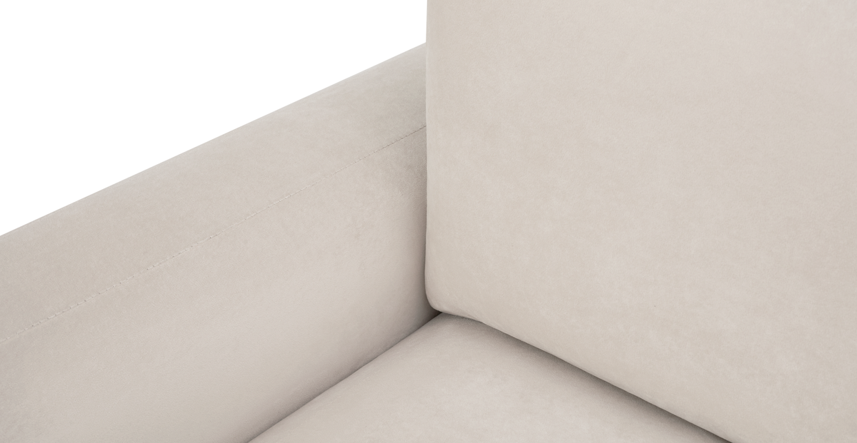 Carle 339 x 210 Köşe Sağ Kollu ve Puf - Kadife