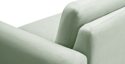 Carle 339 x 210 Köşe Sağ Kollu ve Puf - Kadife