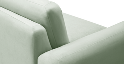 Carle 339 x 210 Köşe Sağ Kollu ve Puf - Kadife