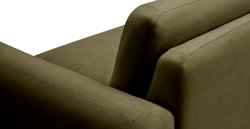 Carle 339 x 210 Köşe Sağ Kollu ve Puf - Kadife