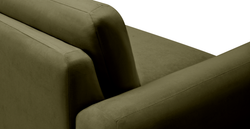 Carle 339 x 210 Köşe Sağ Kollu ve Puf - Kadife