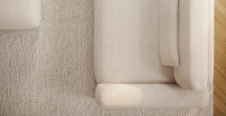 Carle Kemik L Köşe Koltuk Takımı - Fitilli Kadife