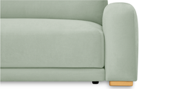 Carle 339 x 210 Köşe Sağ Kollu ve Puf - Kadife