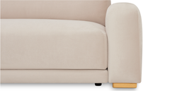 Carle 339 x 210 Köşe Sağ Kollu ve Puf - Kadife