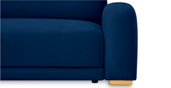 Carle 339 x 210 Köşe Sağ Kollu ve Puf - Kadife