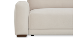 Carle 339 x 210 Köşe Sağ Kollu ve Puf - Kadife