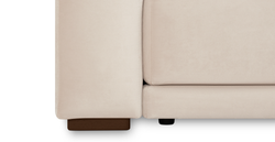 Carle 339 x 210 Köşe Sağ Kollu ve Puf - Kadife