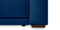 Carle 339 x 210 Köşe Sağ Kollu ve Puf - Kadife