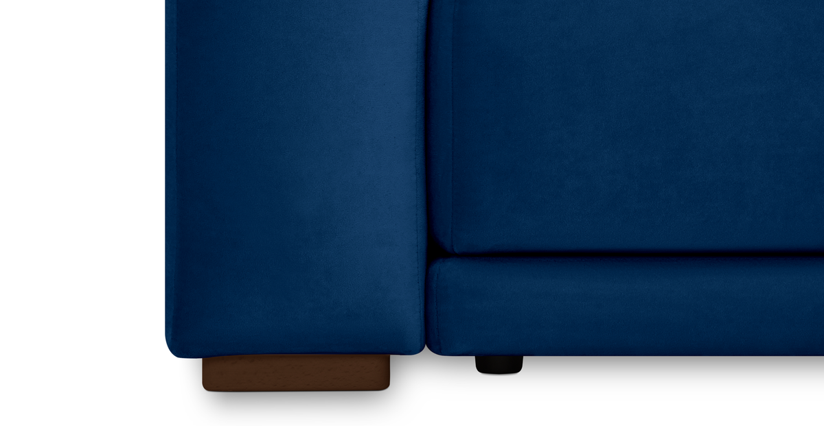 Carle 339 x 210 Köşe Sağ Kollu ve Puf - Kadife