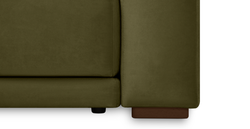 Carle 339 x 210 Köşe Sağ Kollu ve Puf - Kadife