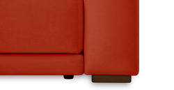 Carle 339 x 210 Köşe Sağ Kollu ve Puf - Kadife