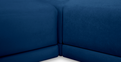 Carle 339 x 210 Köşe Sağ Kollu ve Puf - Kadife