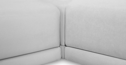 Carle 339 x 210 Köşe Sağ Kollu ve Puf - Kadife