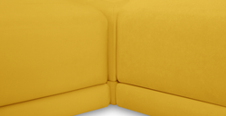 Carle 339 x 210 Köşe Sağ Kollu ve Puf - Kadife