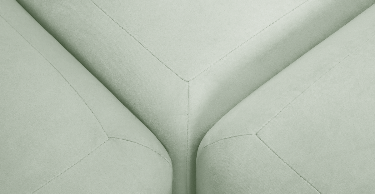 Carle 339 x 210 Köşe Sağ Kollu ve Puf - Kadife